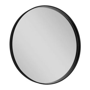 SAPHO NOTION kulaté zrcadlo v rámu ø 70cm, černá mat NT700 obraz
