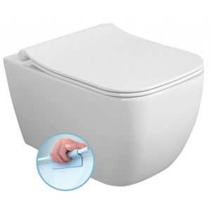 ISVEA VEA závěsná WC mísa Rimless, 34, 5x52cm, bílá 10VA02001 obraz