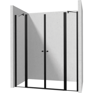 DEANTE/S Sprchové dveře dvojité výklopné 100x80 KTSUN43P+KTSUN42P KERRIA/0154 obraz