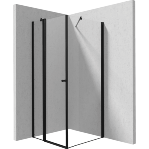 DEANTE/S Sprchový kout pevná stěna 110, výklopné dveře 100 KTSUN43P+KTS_N31P KERRIA/0494 obraz