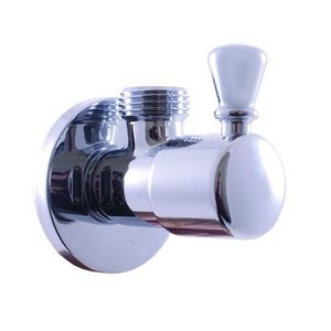 SLEZAK-RAV Rohový ventil s keramickým vrškem chrom, Barva: chrom RV0112 obraz