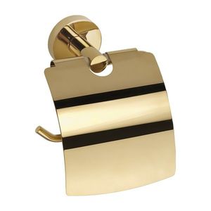 HOPA Držák toaletního papíru s krytem Barva 21 zlatá lesklá KDBE161112010 obraz
