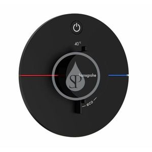 HANSGROHE ShowerSelect Comfort Termostatická baterie pod omítku, matná černá 15553670 obraz