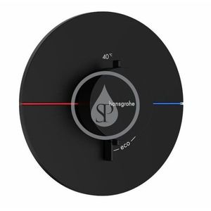 HANSGROHE ShowerSelect Comfort Termostatická baterie pod omítku, matná černá 15559670 obraz