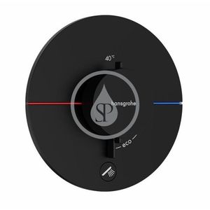 HANSGROHE ShowerSelect Comfort Termostatická baterie pod omítku, matná černá 15562670 obraz