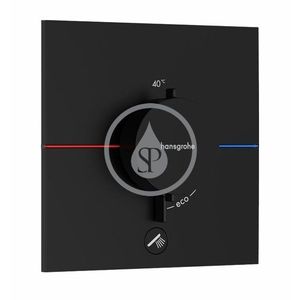 HANSGROHE ShowerSelect Comfort Termostatická baterie pod omítku, matná černá 15575670 obraz