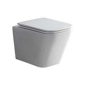 MEREO WC závěsné kapotované, Smart Flush RIMLESS, 490x340x350, keramické, vč. sedátka CSS118S VSD83T1 obraz