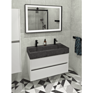 SAPHO Koupelnový set NIRONA 100, bílá KSET-063 obraz