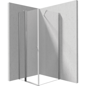 DEANTE/S Sprchový kout pevná stěna 100, výklopné dveře 90 KTSU041P+KTS_030P KERRIA/0354 obraz