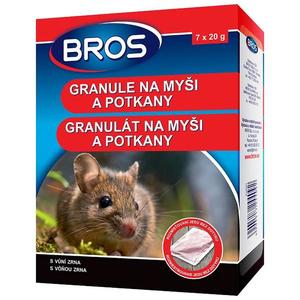 Bros - Granule na myši, krysy a potkany 7 x 20 g obraz