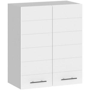 Kuchyňská skříňka Daria 60 cm, bílá/popelavě šedá, G60 2D obraz