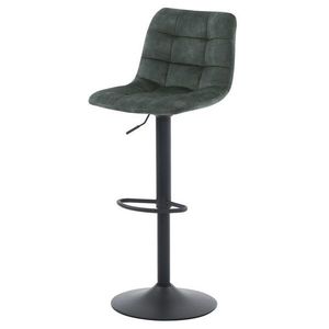 Barová židle BRIANA zelená/černá obraz