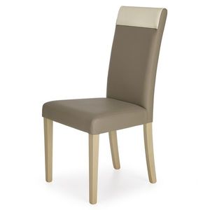 Jídelní židle NURBIRT béžová/krémová/dub sonoma obraz