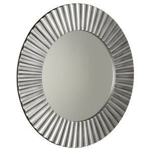 SAPHO PRIDE kulaté zrcadlo v dřevěném rámu ø 90cm, stříbrná PD902 obraz