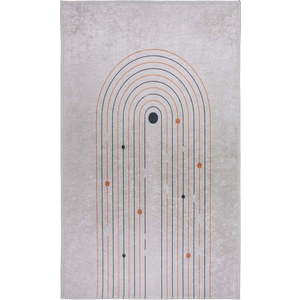 Krémový pratelný koberec 80x150 cm – Vitaus obraz