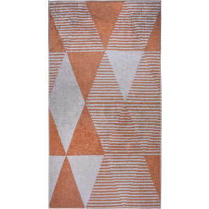 Oranžový pratelný koberec 80x150 cm – Vitaus obraz