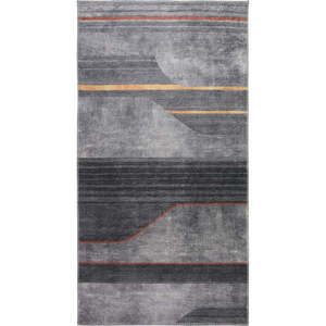 Šedý pratelný koberec 80x150 cm – Vitaus obraz