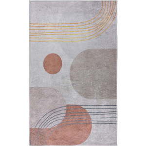 Pratelný koberec v oranžovo-krémové barvě 160x230 cm – Vitaus obraz