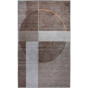 Světle hnědý pratelný koberec 80x150 cm – Vitaus obraz