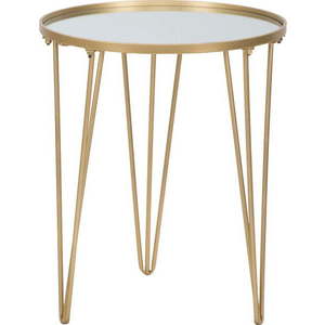 Kulatý konferenční stolek ve zlaté barvě ø 40 cm Glam – Mauro Ferretti obraz