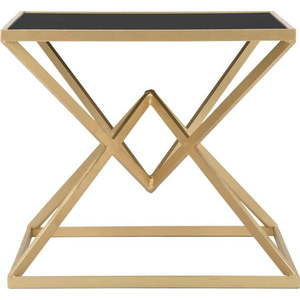 Noční stolek v černo-zlaté barvě Piramid – Mauro Ferretti obraz