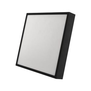 Stropní/nástěnné LED osvětlení Nexxo 30x30 cm, černé čtvercové obraz