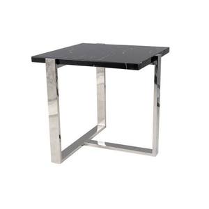 Přístavný stolek VILO černá/stříbrná obraz