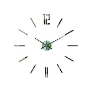 Moderní nástěnné hodiny CARLO MIRROR (nalepovací hodiny na stěnu) obraz