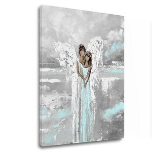 Andělské obrazy na plátně Nebeské objetí (Kolekce Nebeští Strážci) obraz