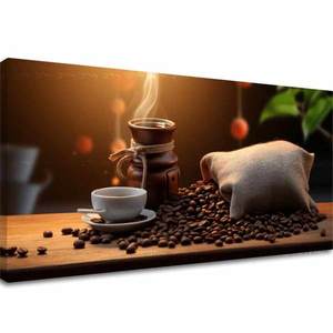 Kávové obrazy do kuchyně Abstraktní aroma obraz