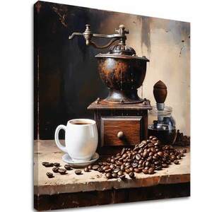 Kávové obrazy pro kuchyňské umělecké potěšení obraz