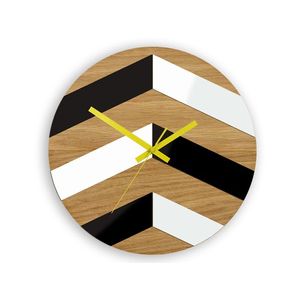 Dřevěné nástěnné hodiny Cikcak obraz