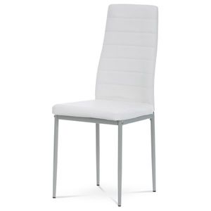 Jídelní židle KARASMONTA, bílá ekokůže obraz