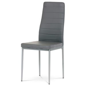 Jídelní židle KARASMONTA, šedá ekokůže obraz