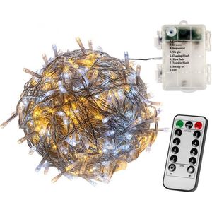 VOLTRONIC® 67403 Vánoční LED osvětlení -5 m, 50 LED, teple/studeně bílé, baterie obraz