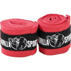 Gorilla Sports boxerské bandáže, 255 cm, červená obraz