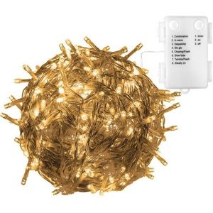 VOLTRONIC® 59579 Vánoční LED osvětlení 10 m - teple bílá 100 LED BATERIE obraz