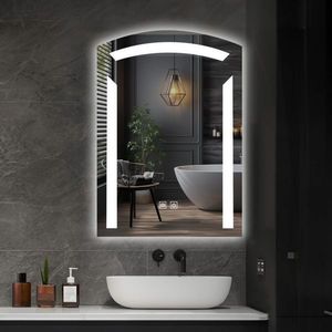 IREDA Koupelnové zrcadlo s LED osvětlením, 80 x 60 cm DF95776 obraz