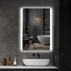 IREDA Koupelnové LED zrcadlo s osvětlením, 70 x 50 cm obraz
