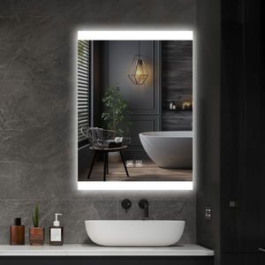 IREDA Koupelnové zrcadlo s LED osvětlením, 70 x 50 cm DF95771 obraz