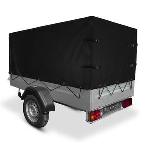 Přepravní plachta na vozík 500g/m2 černá obraz
