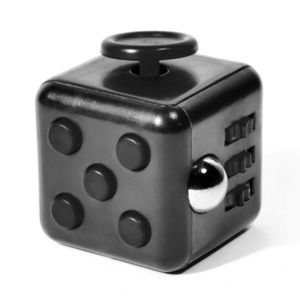 Antistresová kostka Fidget Cube, 32 mm černá obraz