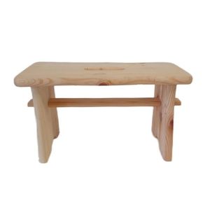 Dřevěná stolička, borovice, 39 x 19 x 21 cm obraz