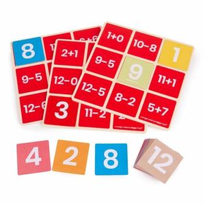 Bigjigs Toys Matematické bingo Sčítání a odčítání obraz
