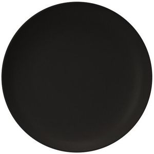 Dezertní talíř Allier, černá, 20 x 2, 5 cm, kamenina obraz
