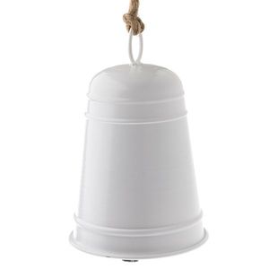 Kovový zvonek Ringle bílá, 12 x 20 cm obraz