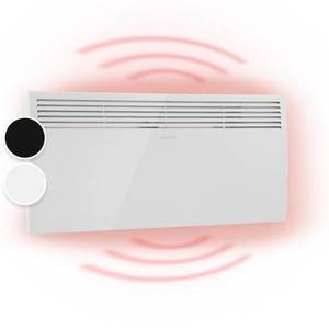 Klarstein Hot Spot Slimcurve, konvektor, ohřívač, 80x40cm, 40m², 2000 W, 5-40 °C, IP24, bílý obraz