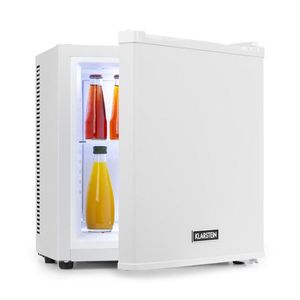 Klarstein Secret Cool, mini lednice, minibar, 13 l, energetická třída G, 22 dB, bílá obraz