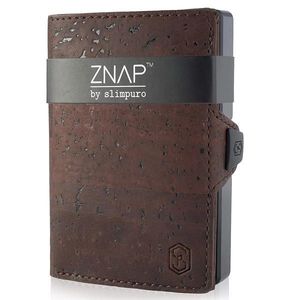 Slimpuro ZNAP, portofel subțire, 8 cărți, compartiment pentru monede, 8, 9 × 1, 5 × 6, 3 cm (L × Î × l), protecție RFID obraz