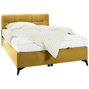 Kontinentální postel Magic, 140x200cm, žlutá obraz